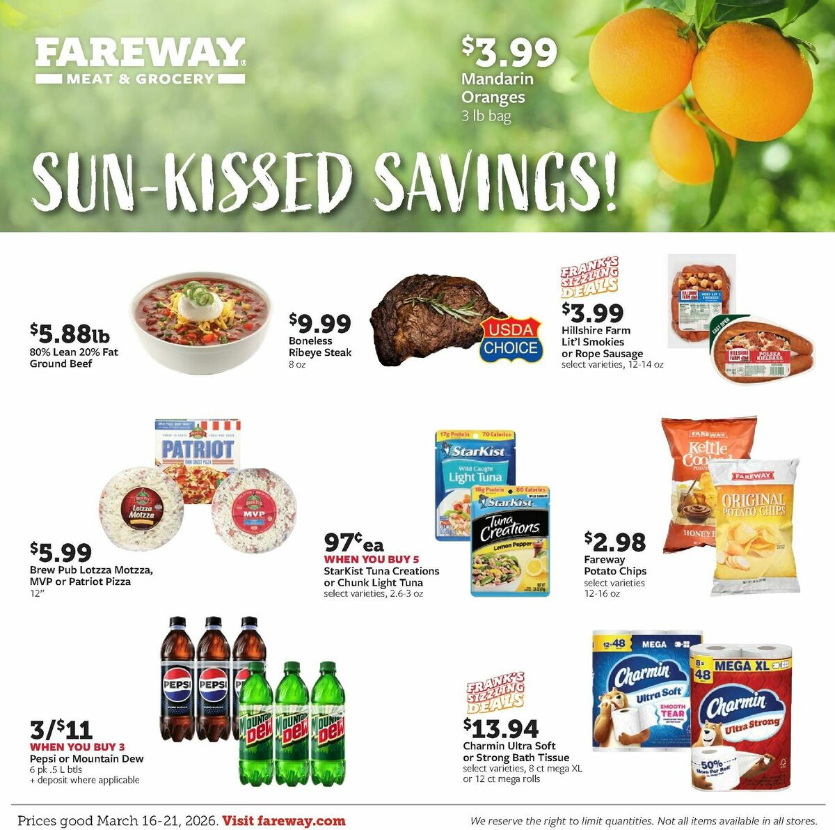 Fareway Weekly Ad from March 16
