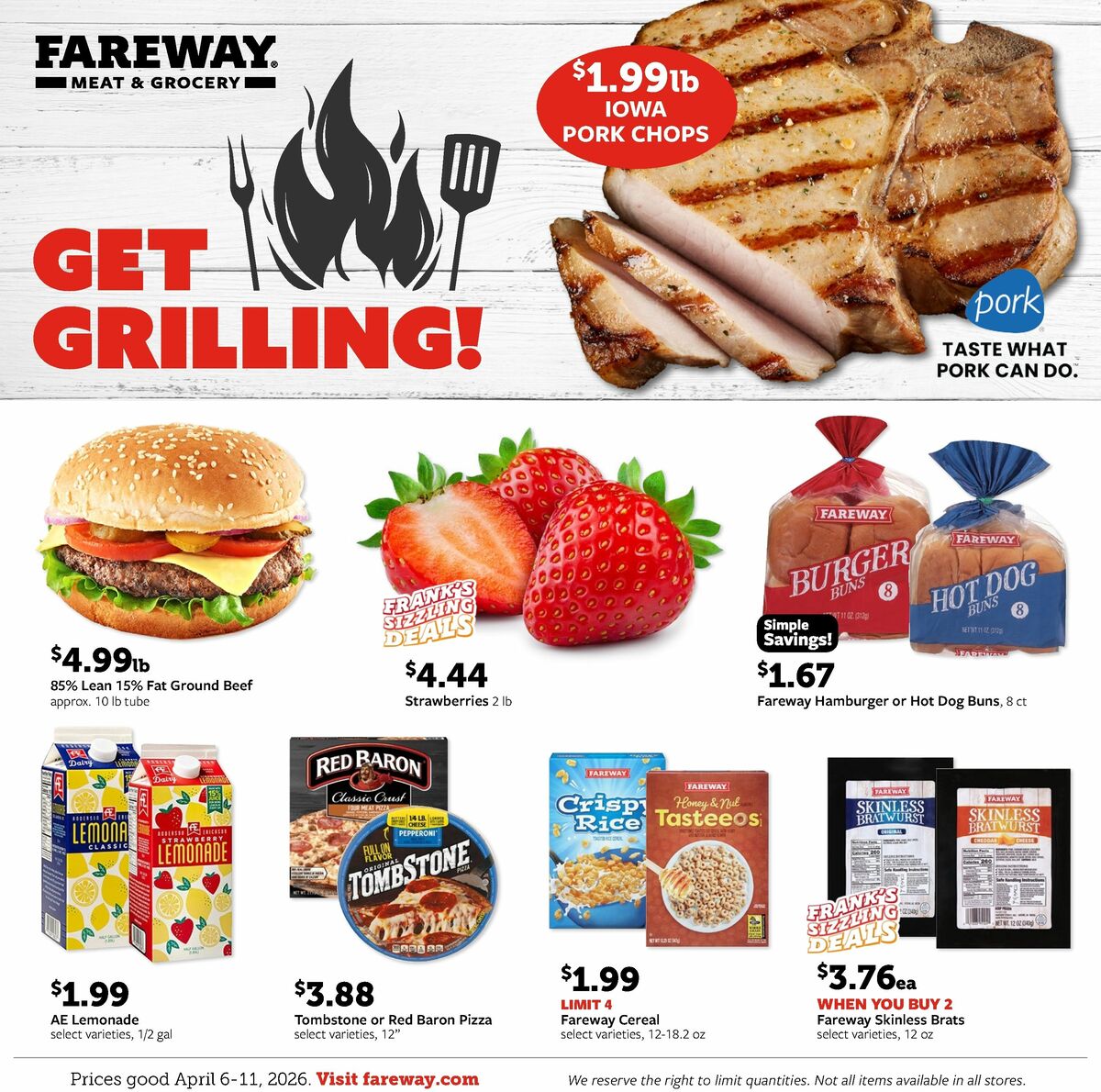 Fareway Weekly Ad from April 6