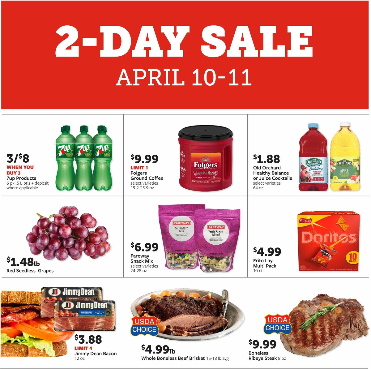 Fareway 2-Day Sale Weekly Ad from April 10
