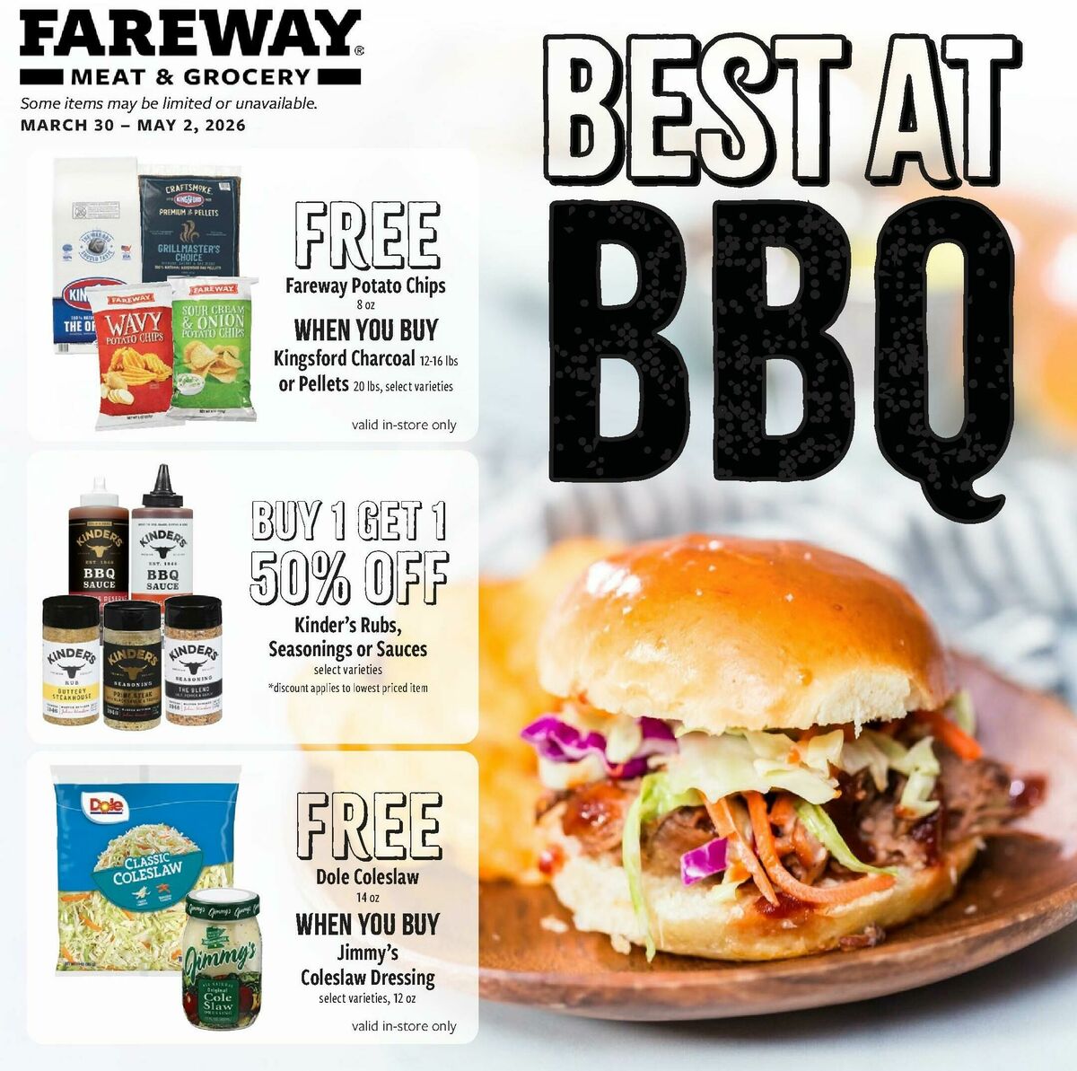 Fareway Monthly Ad Weekly Ad from March 30