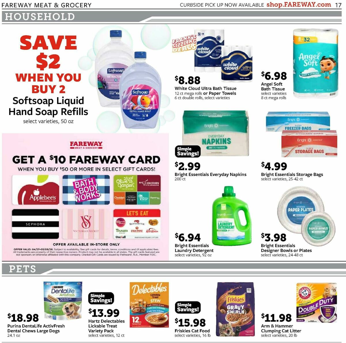 Fareway Weekly Ad from April 27
