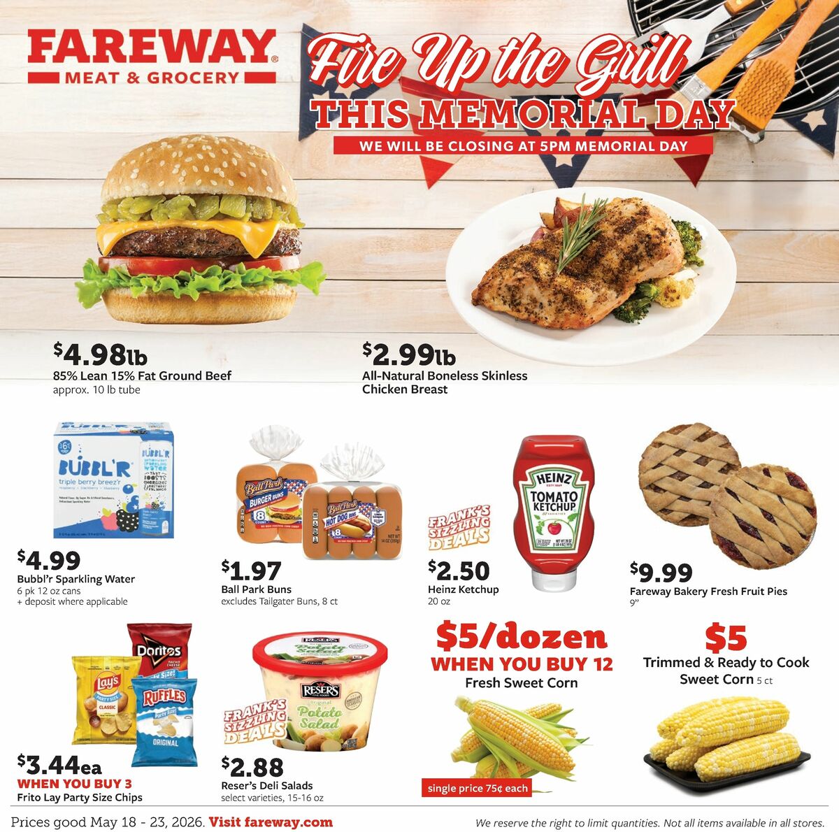 Fareway Weekly Ad from May 18