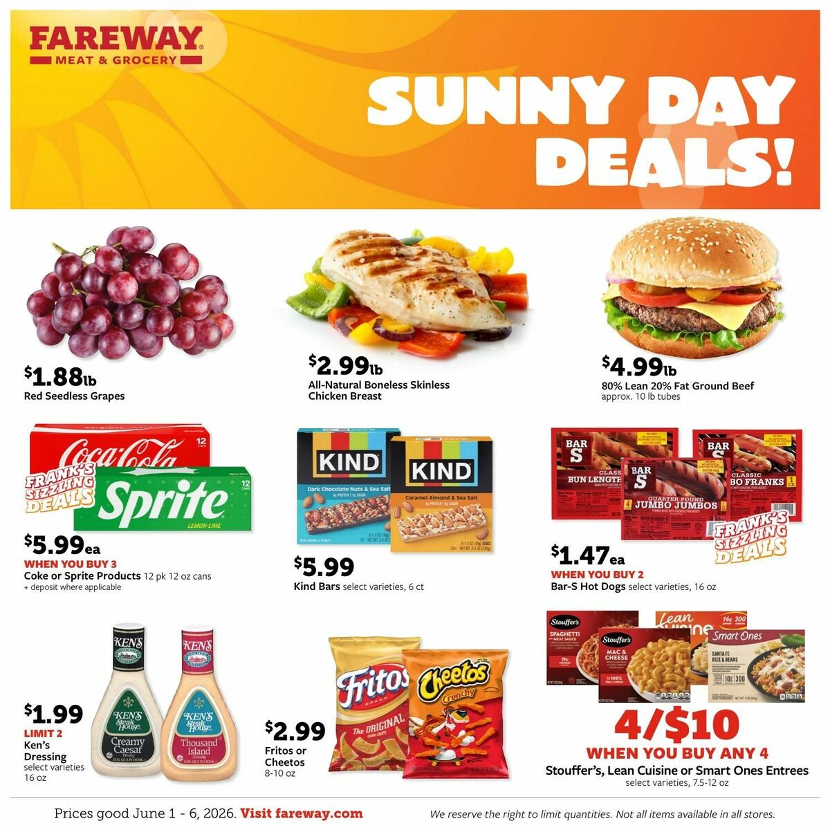 Fareway Weekly Ad from June 1