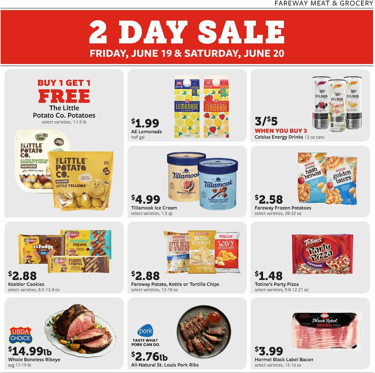 Fareway 2-Day Sale Weekly Ad from June 19
