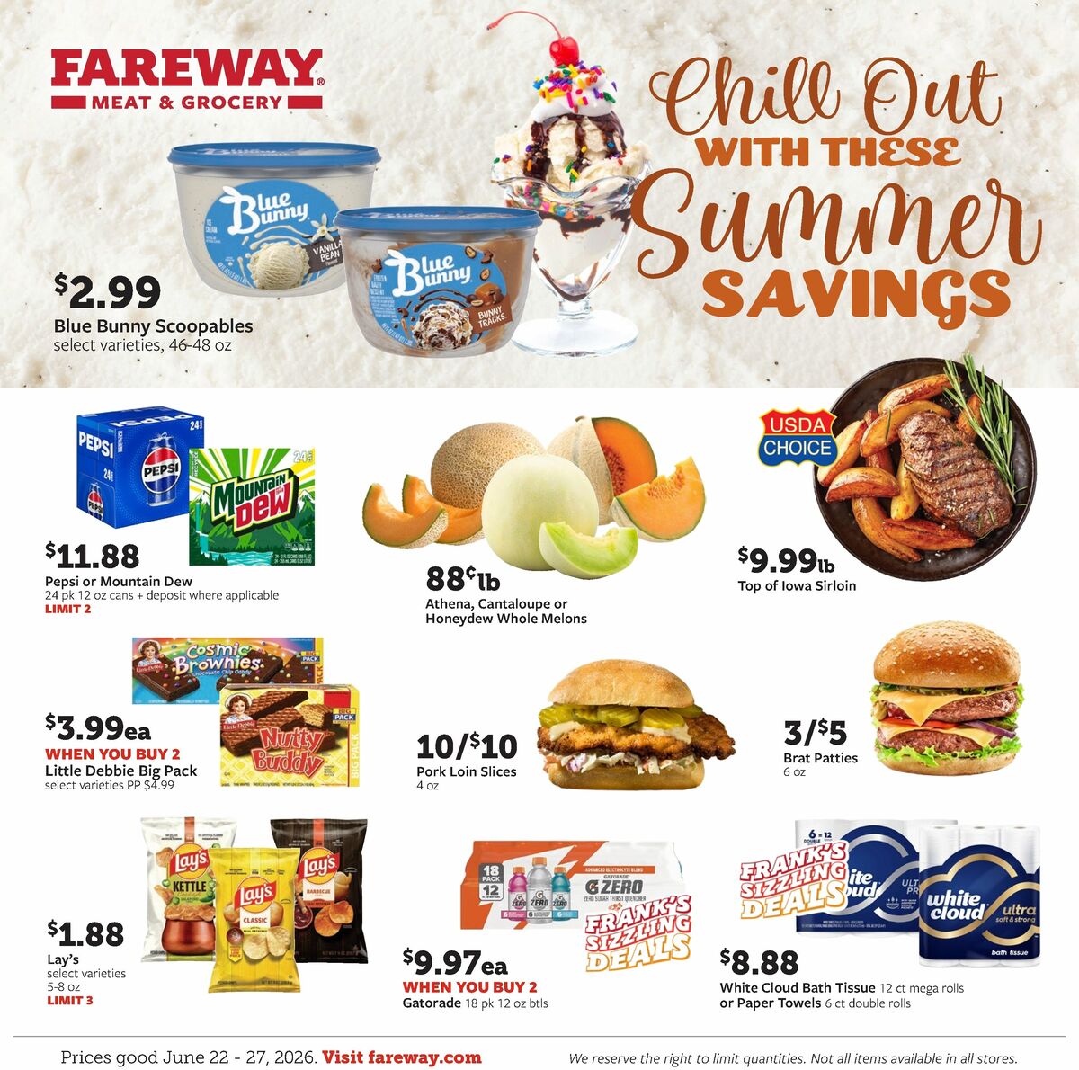Fareway Weekly Ad from June 22