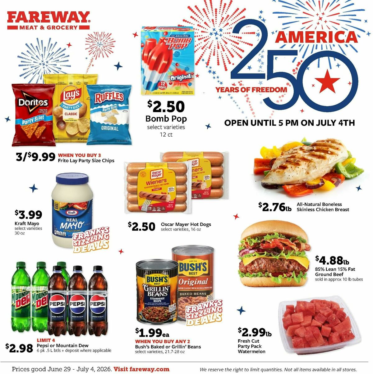Fareway Weekly Ad from June 29