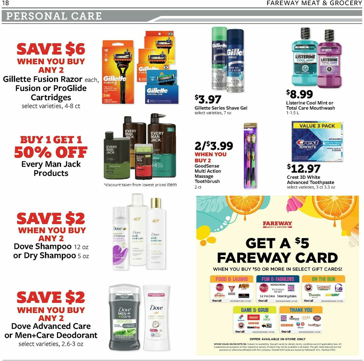 Fareway Weekly Ad from June 29
