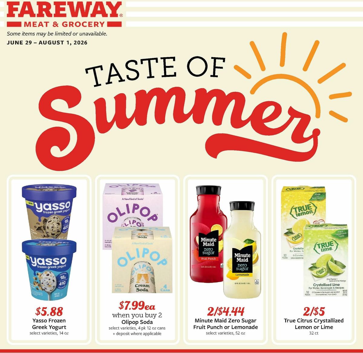 Fareway Monthly Ad Weekly Ad from June 29