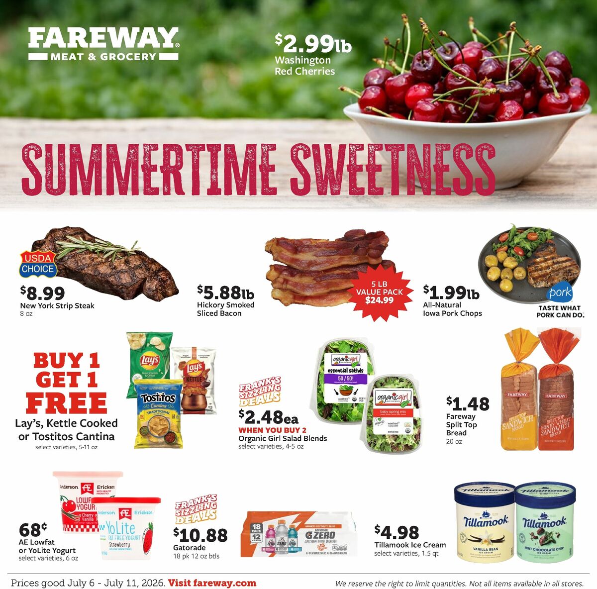 Fareway Weekly Ad from July 6