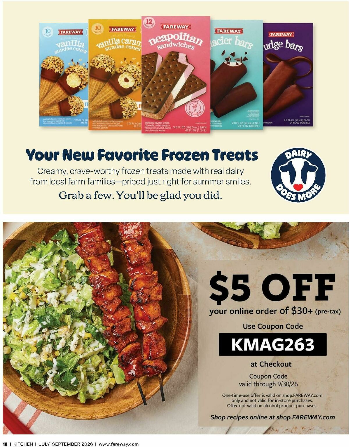 Fareway Kitchen Magazine Weekly Ad from July 1