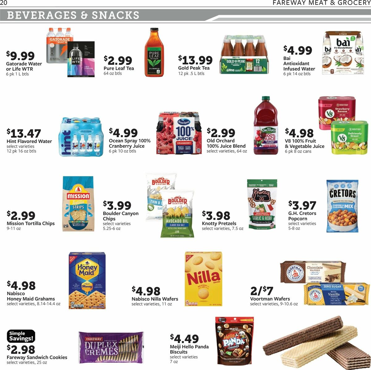Fareway Weekly Ad from August 3