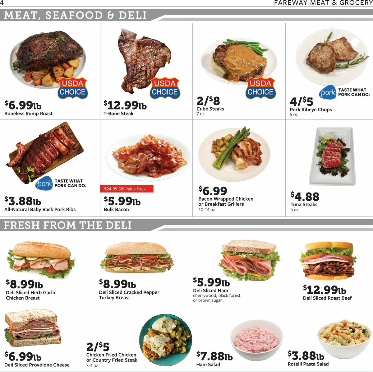 Fareway Weekly Ad from August 3