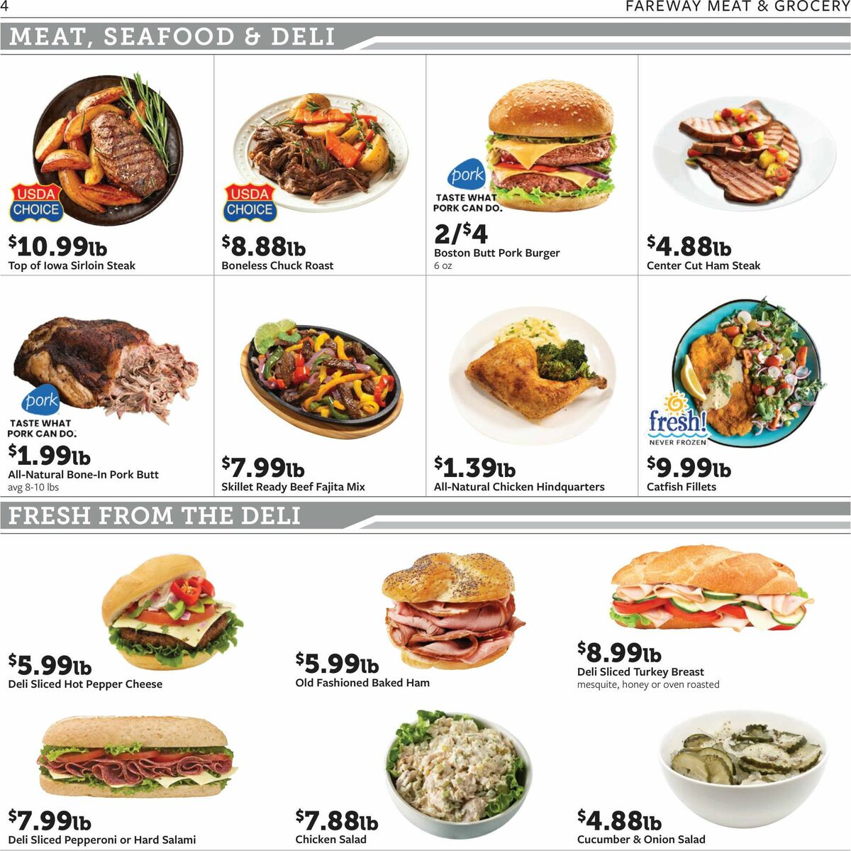 Fareway Weekly Ad from August 10