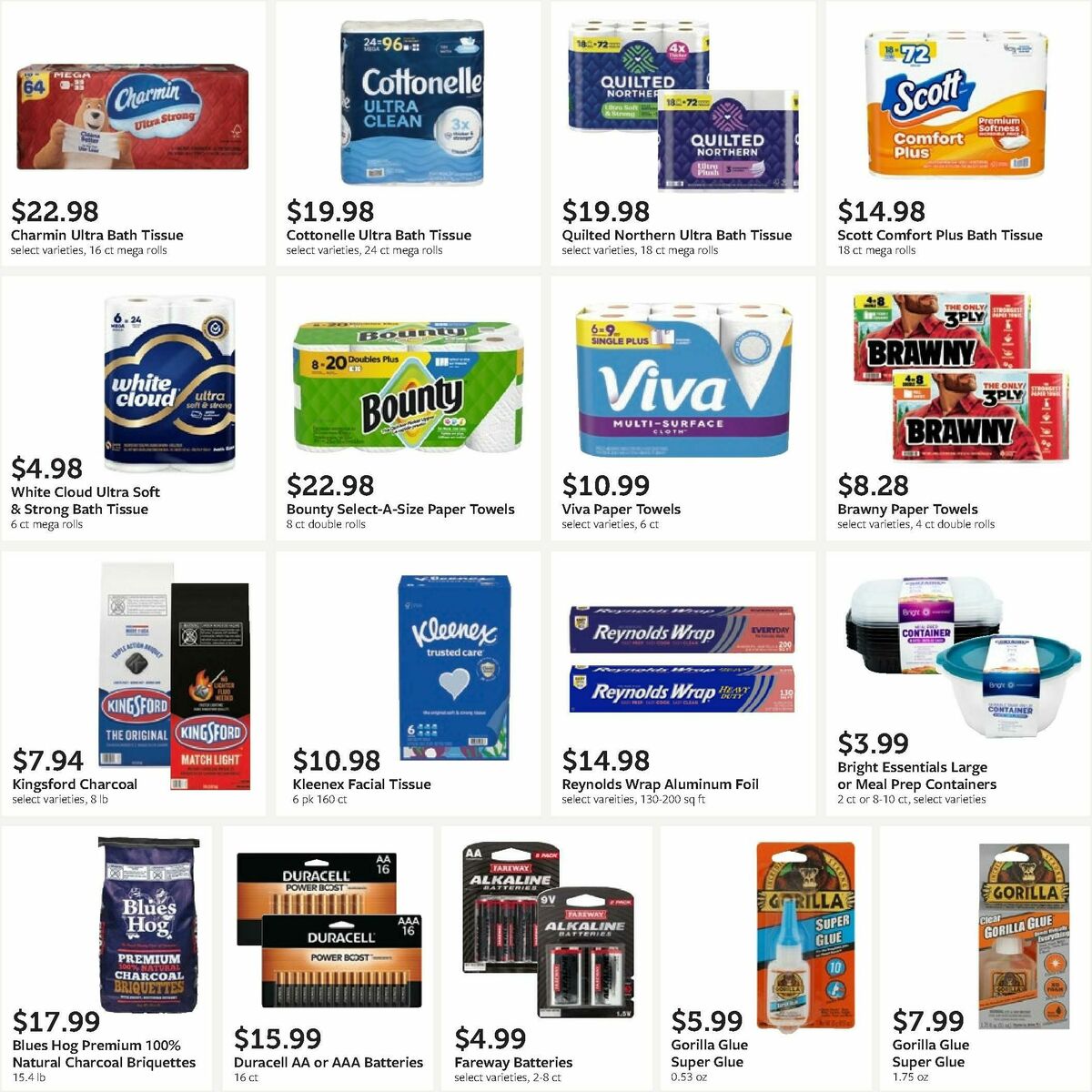 Fareway Monthly Ad Weekly Ad from August 3