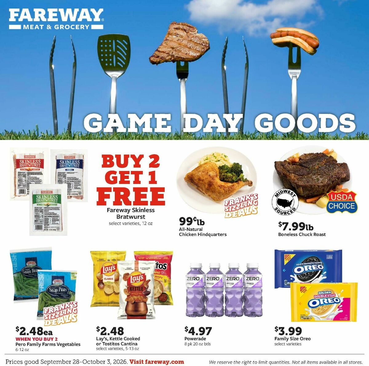 Fareway Weekly Ad from September 28