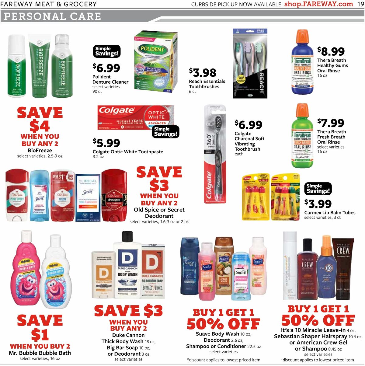Fareway Weekly Ad from October 12