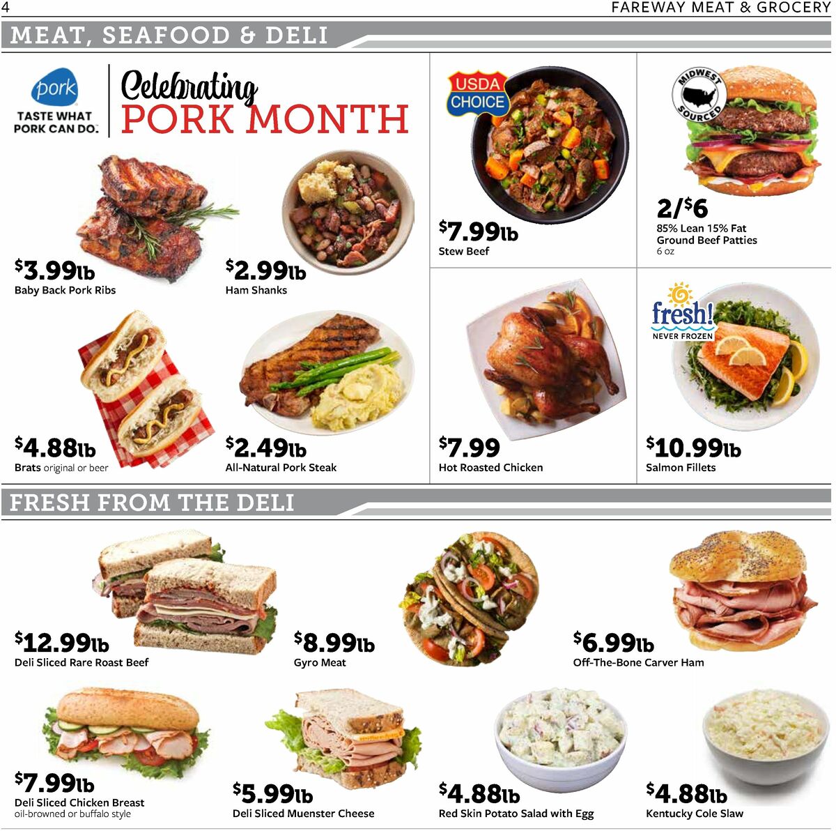 Fareway Weekly Ad from October 12