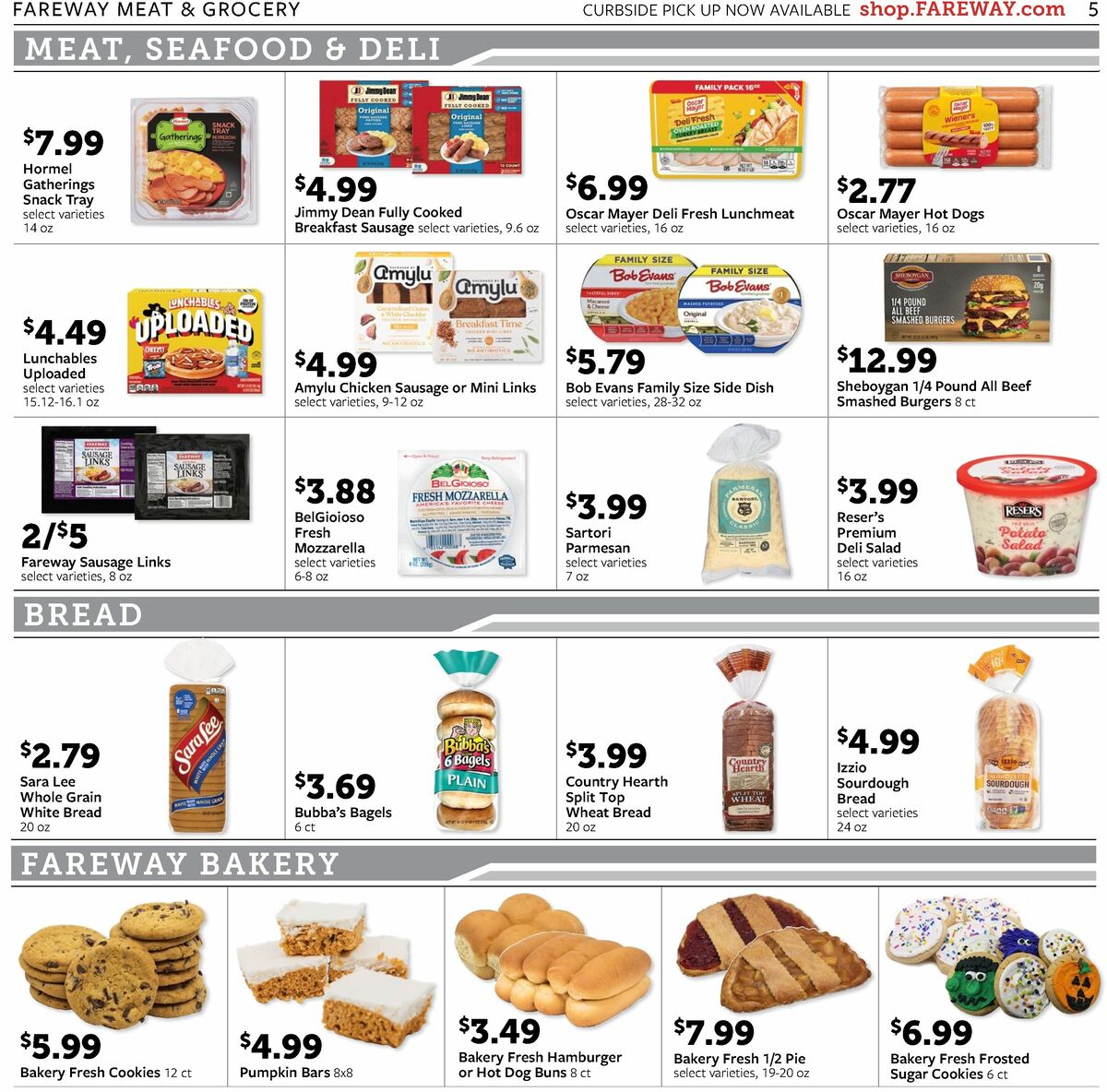 Fareway Weekly Ad from October 19