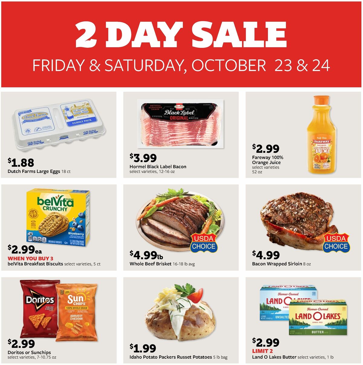 Fareway Weekly Ad from October 19
