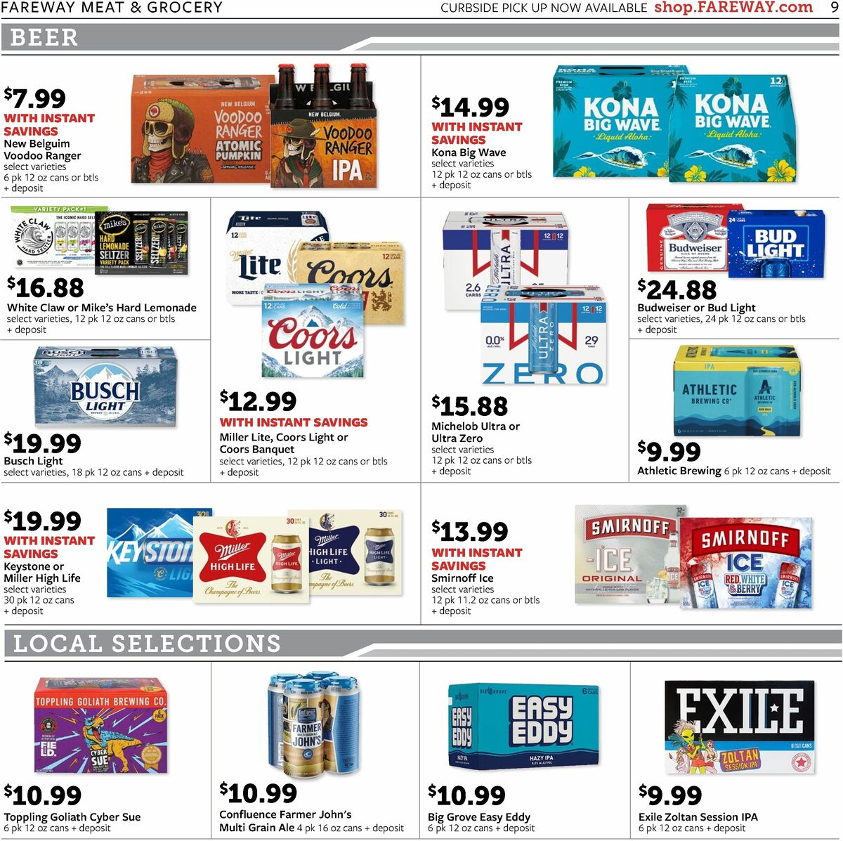Fareway Weekly Ad from October 19