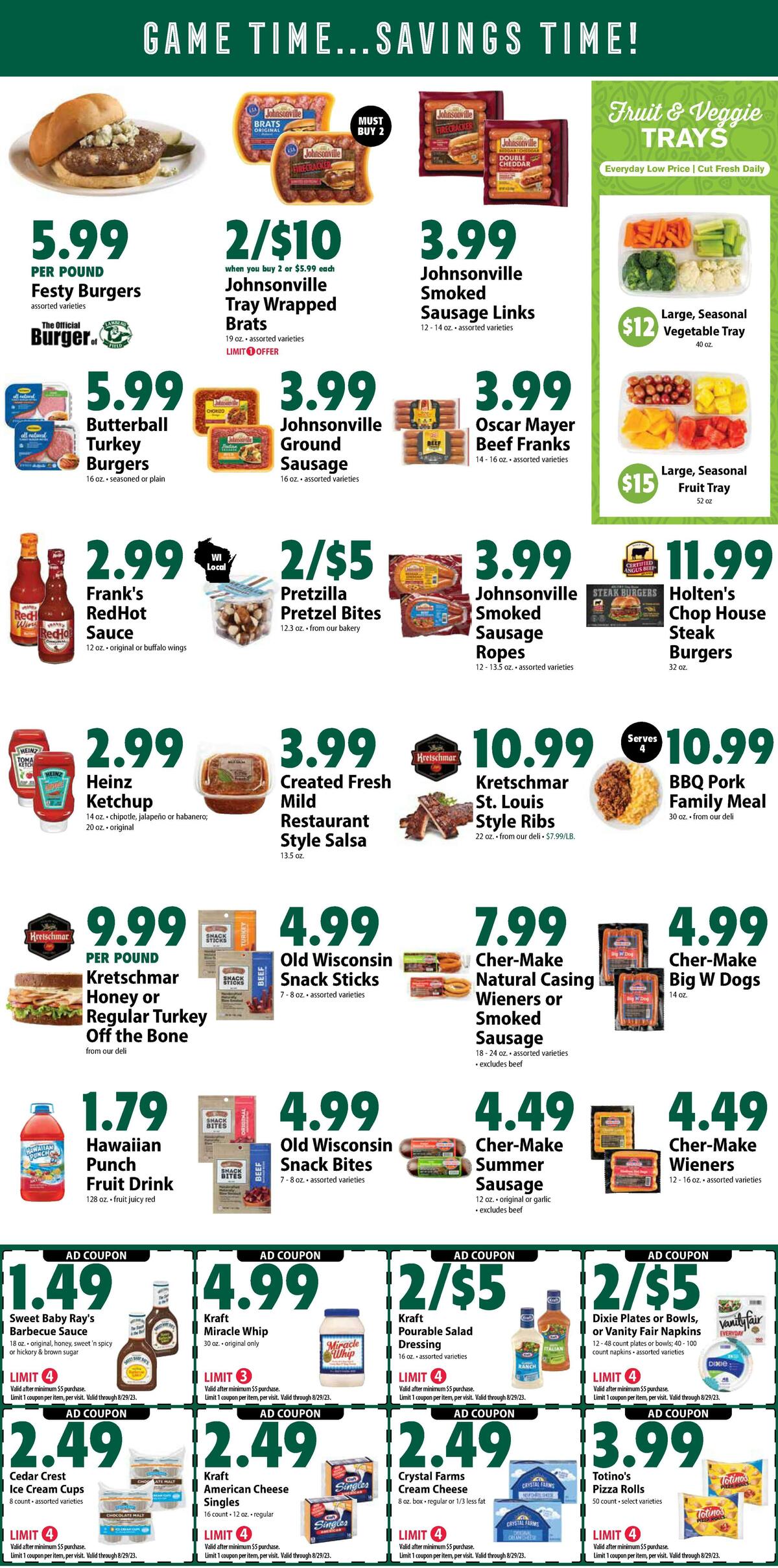 Festival Foods Weekly Ad from August 23