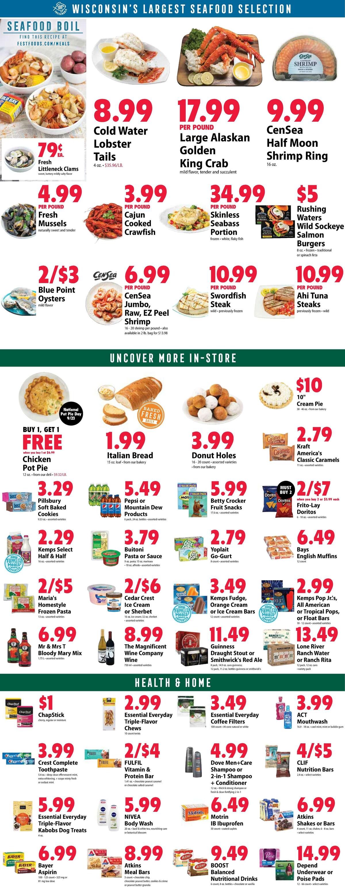 Festival Foods Weekly Ad from September 20