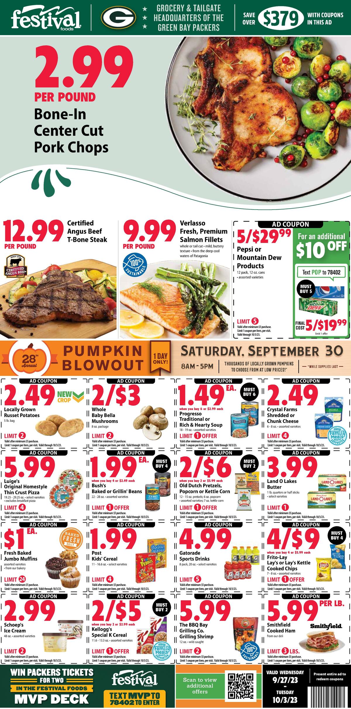 Festival Foods Weekly Ad from September 27