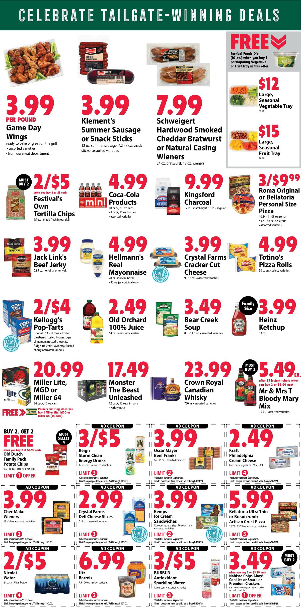 Festival Foods Weekly Ad from September 27