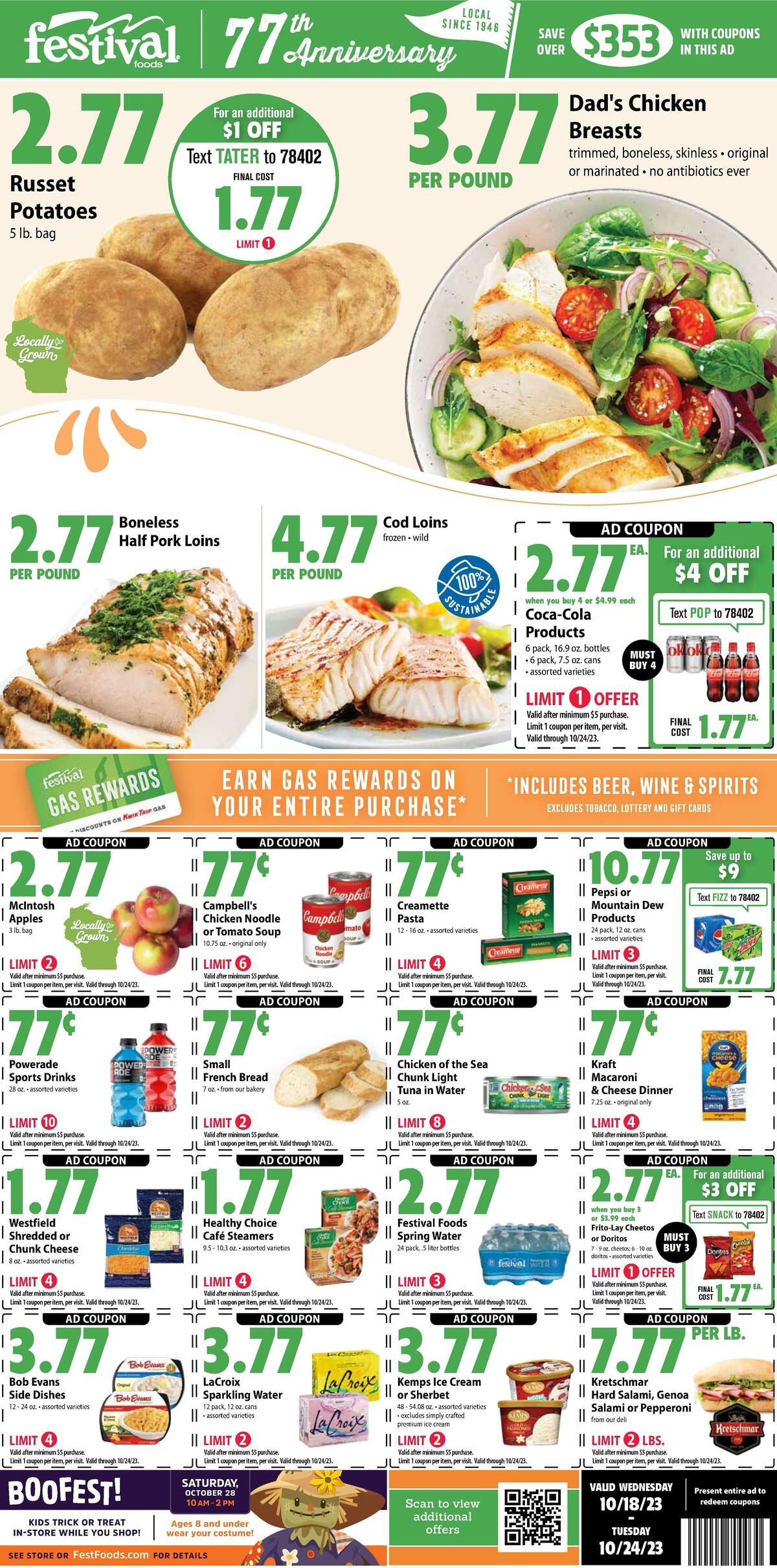 Festival Foods Weekly Ad from October 18