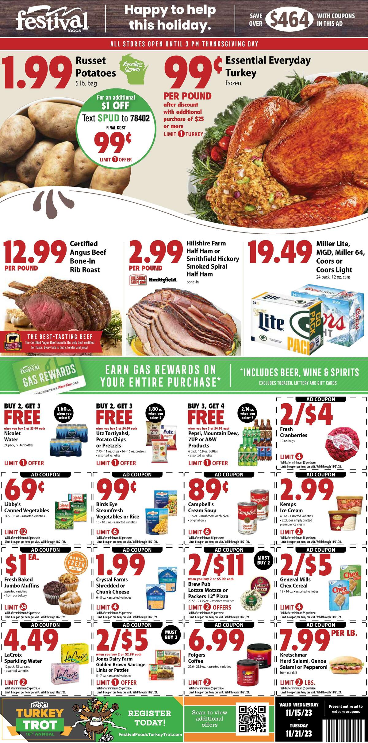 Festival Foods Weekly Ad from November 15