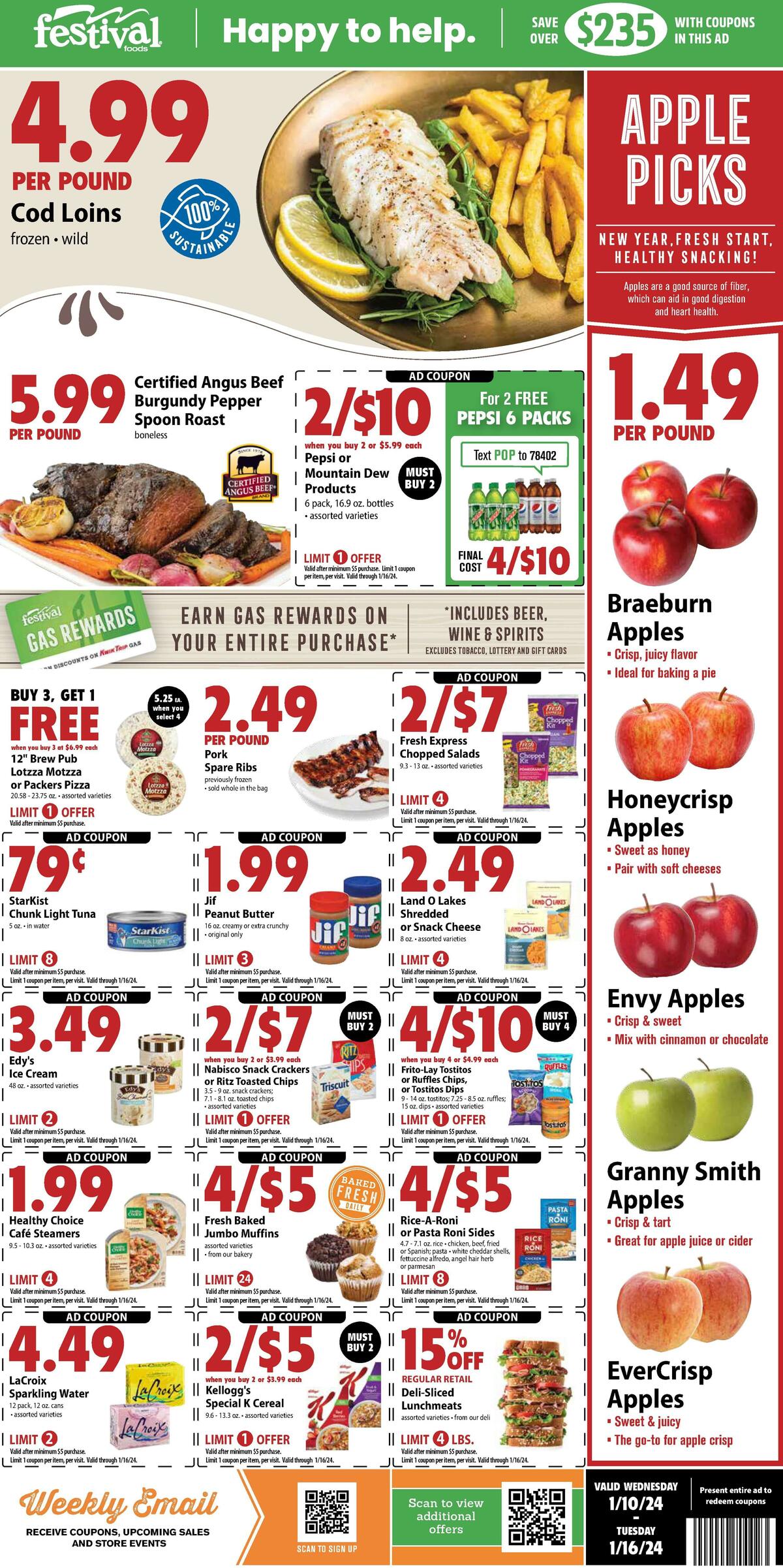 Festival Foods Weekly Ad from January 10