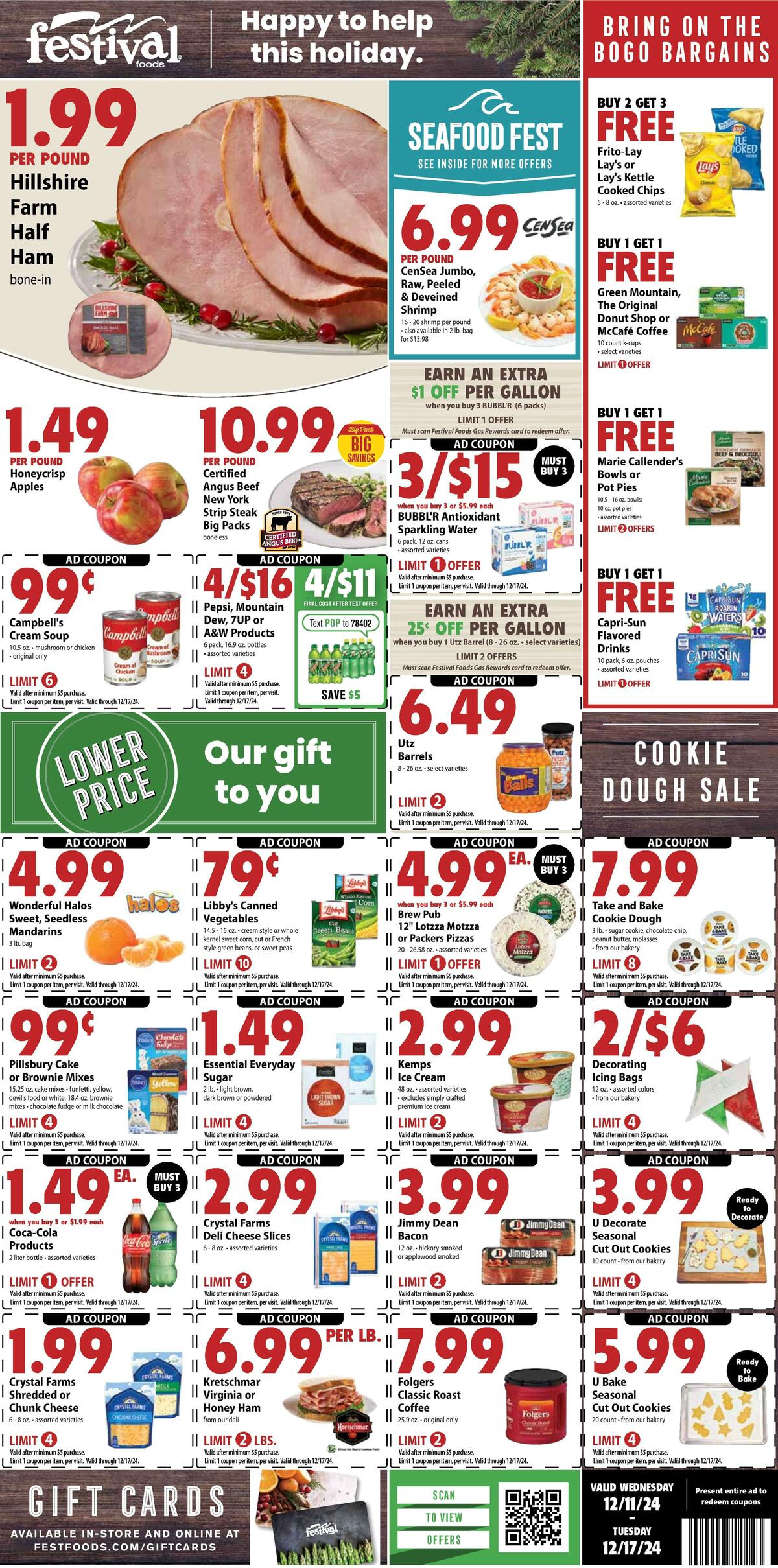 Festival Foods Weekly Ad from December 11