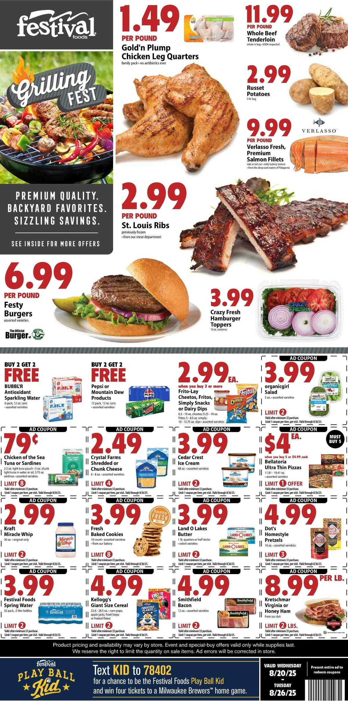Festival Foods Weekly Ad from August 20