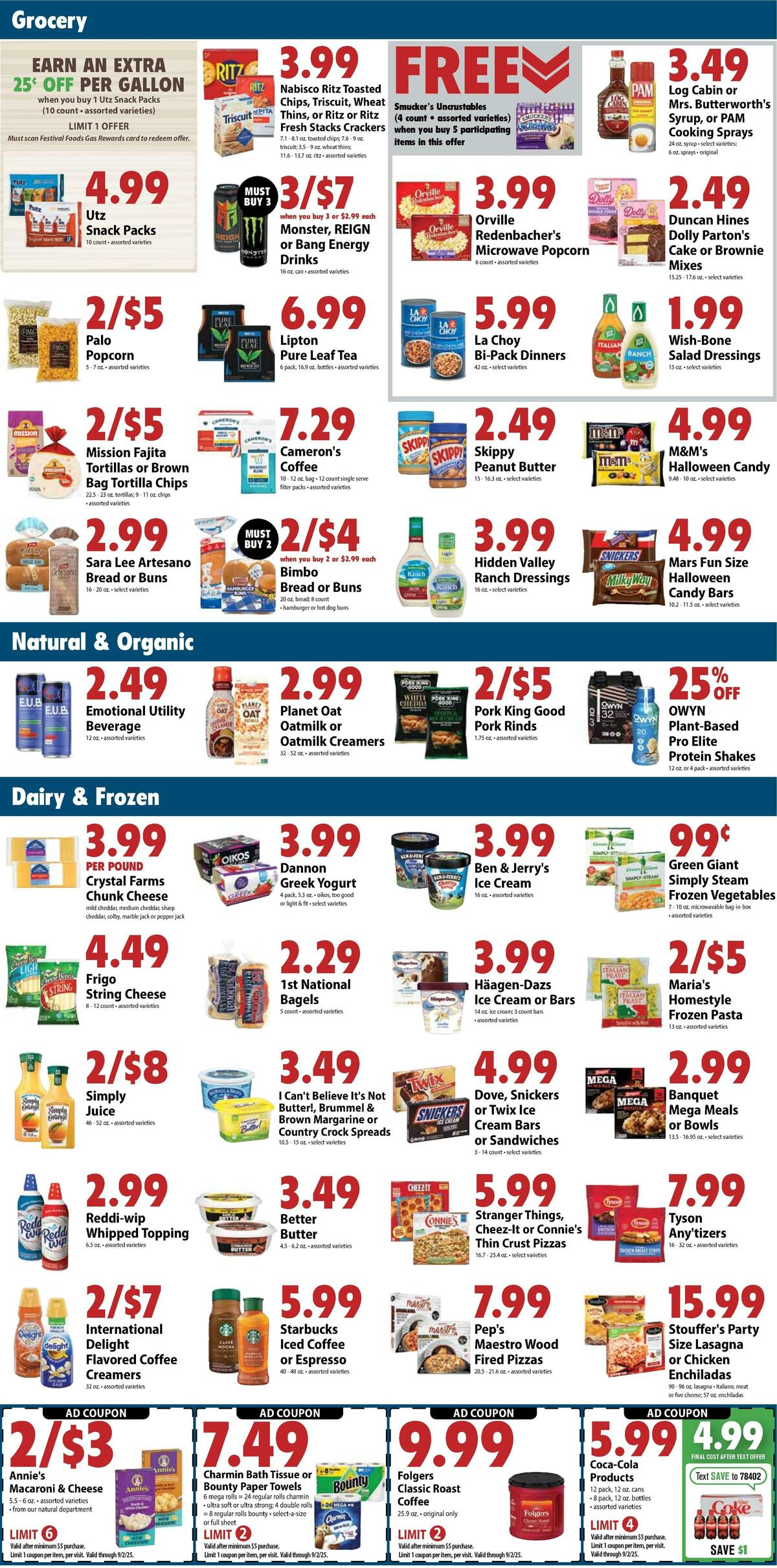 Festival Foods Weekly Ad from August 27