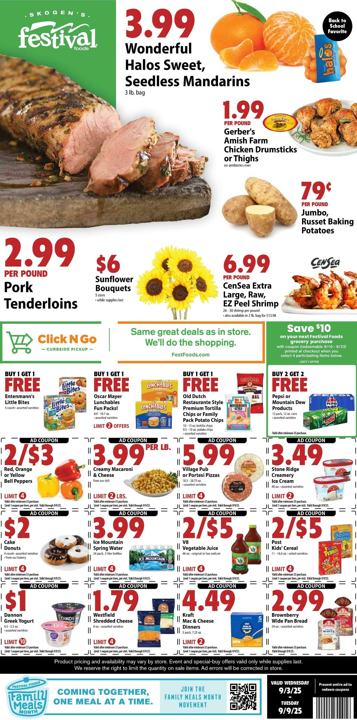 Festival Foods Weekly Ad from September 3