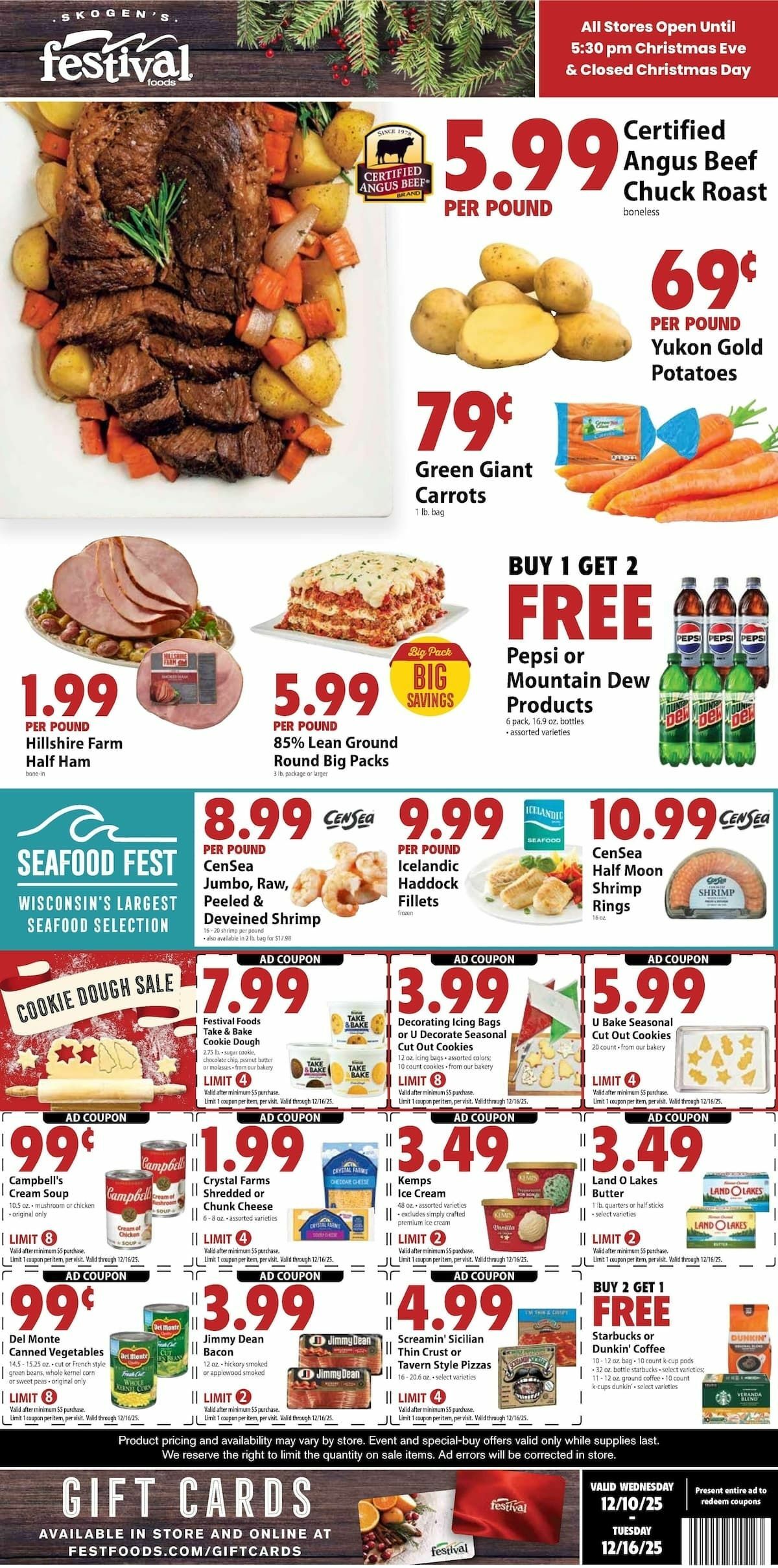 Festival Foods Weekly Ad from December 10