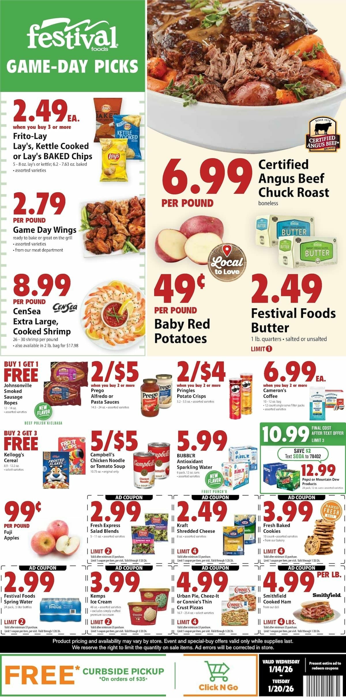 Festival Foods Weekly Ad from January 14