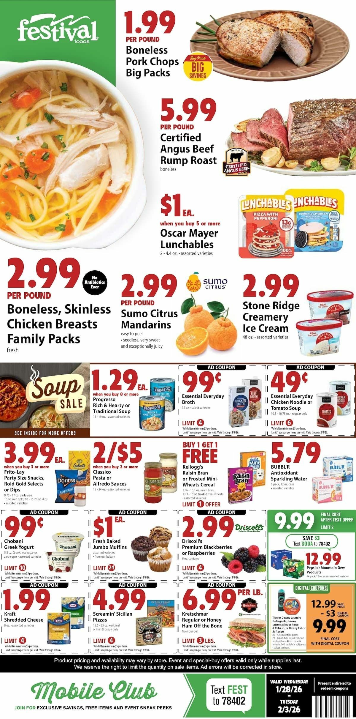 Festival Foods Weekly Ad from January 28