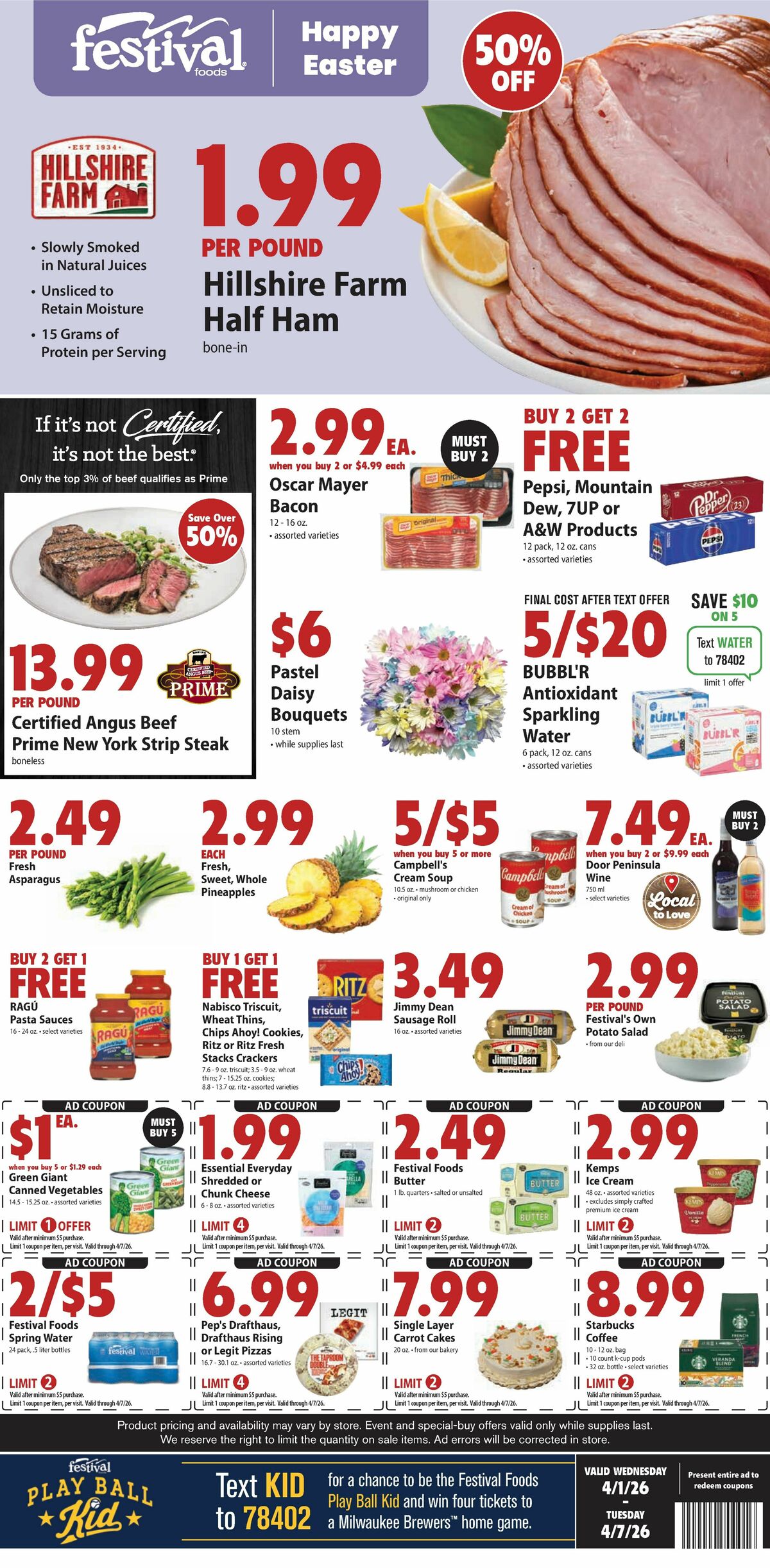 Festival Foods Weekly Ad from April 1