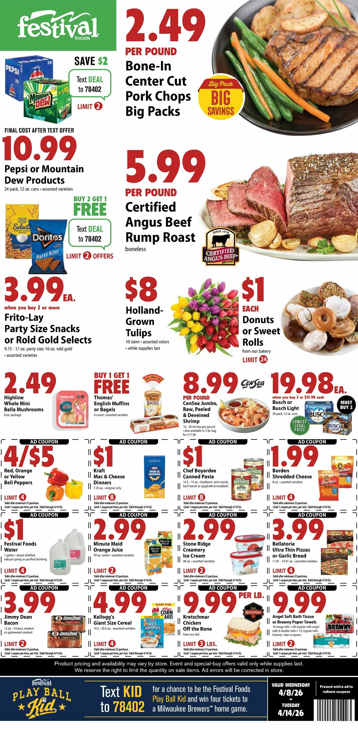 Festival Foods Weekly Ad from April 8