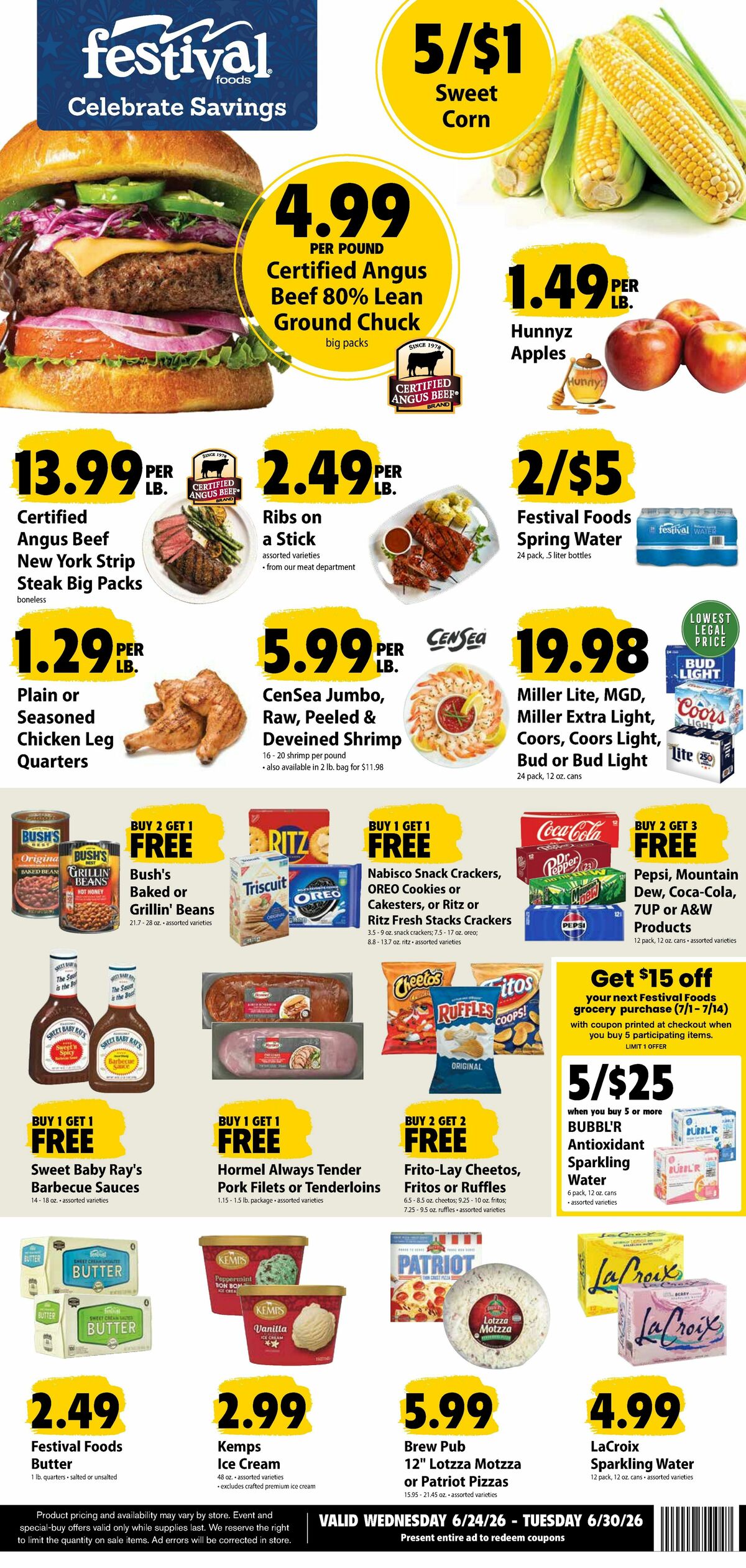 Festival Foods Weekly Ad from June 24