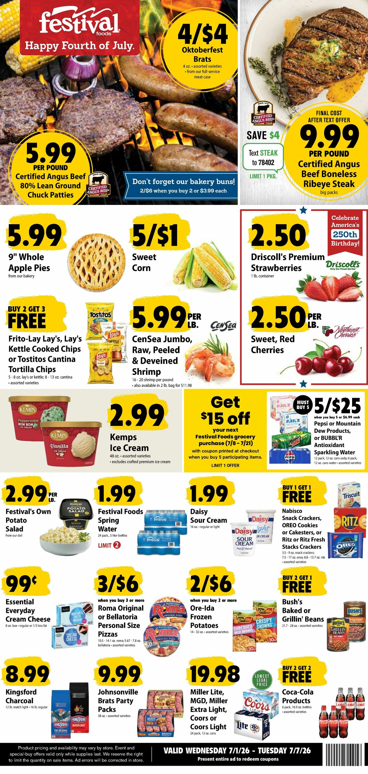 Festival Foods Weekly Ad from July 1