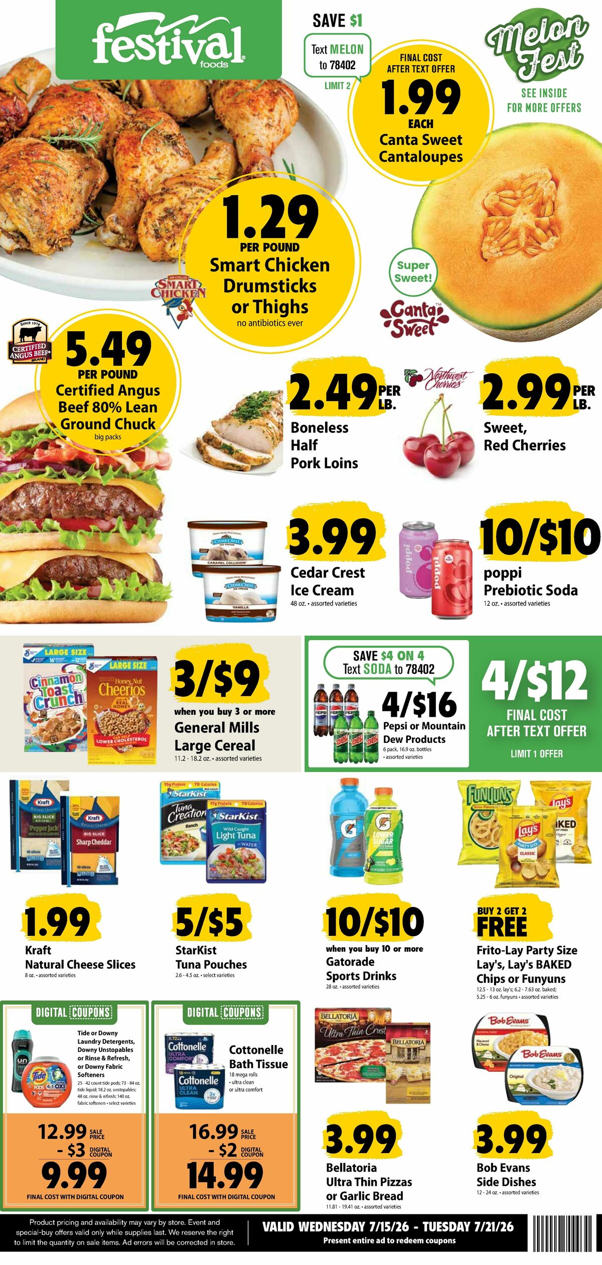 Festival Foods Weekly Ad from July 15