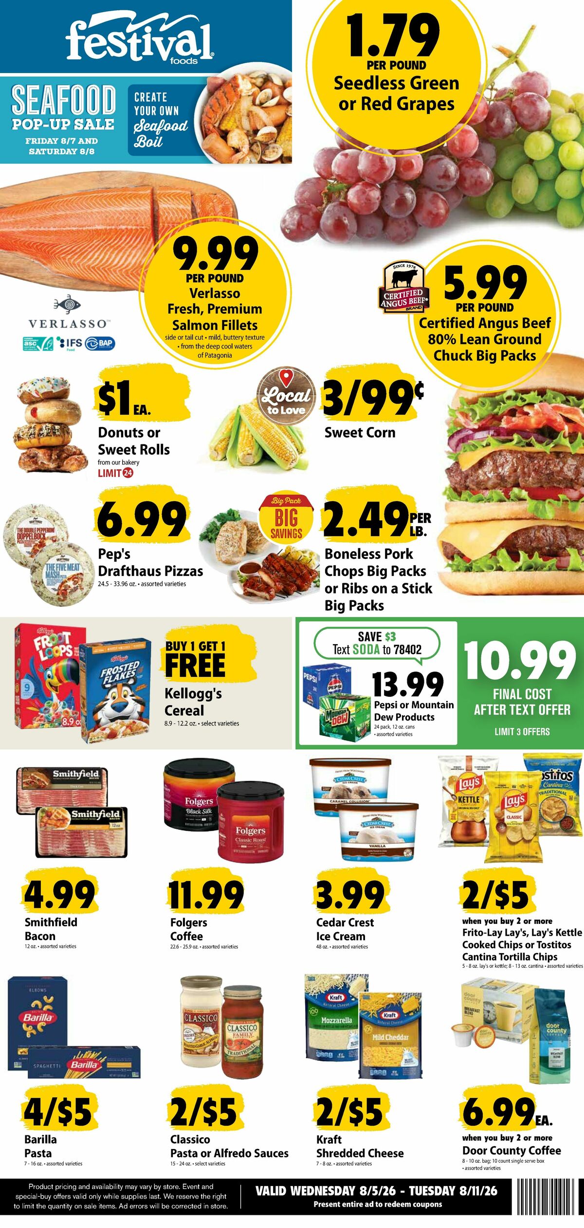 Festival Foods Weekly Ad from August 5