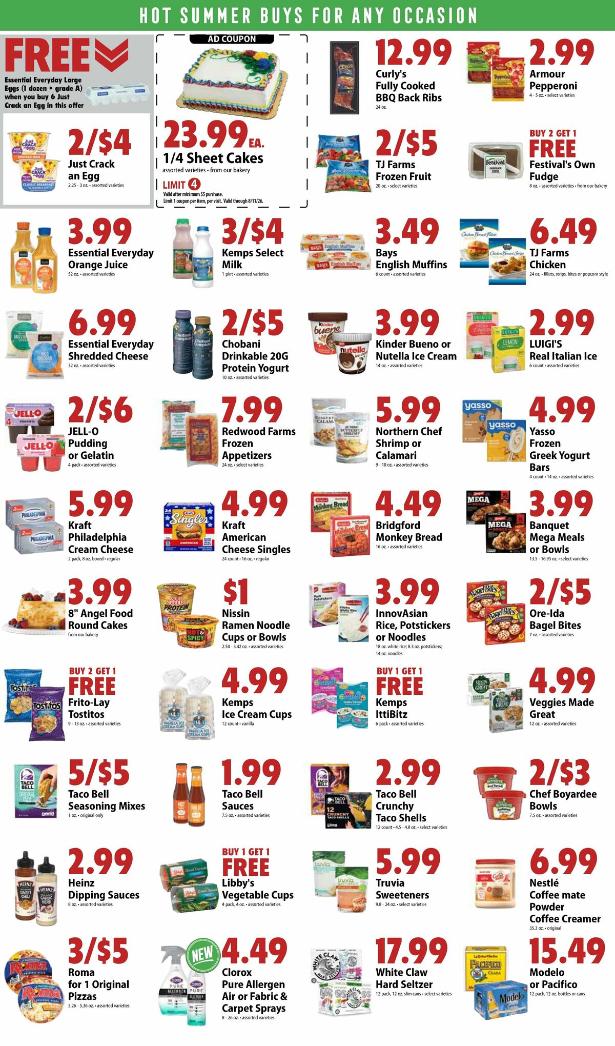Festival Foods Weekly Ad from August 5