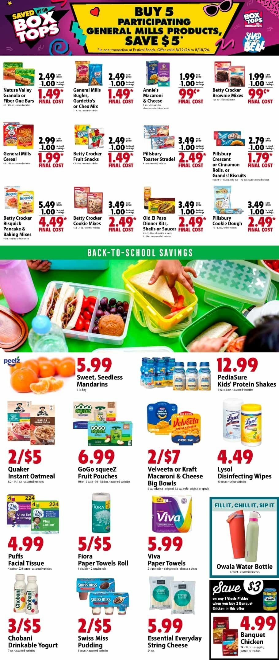 Festival Foods Weekly Ad from August 12