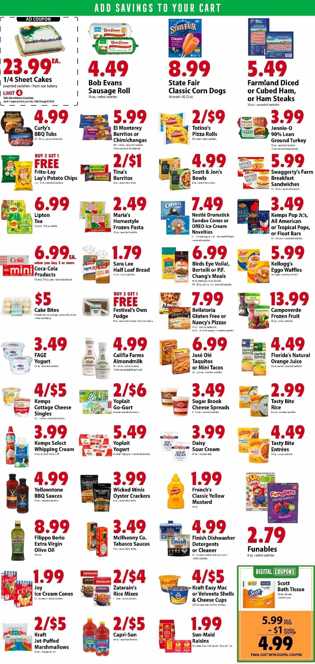 Festival Foods Weekly Ad from August 12