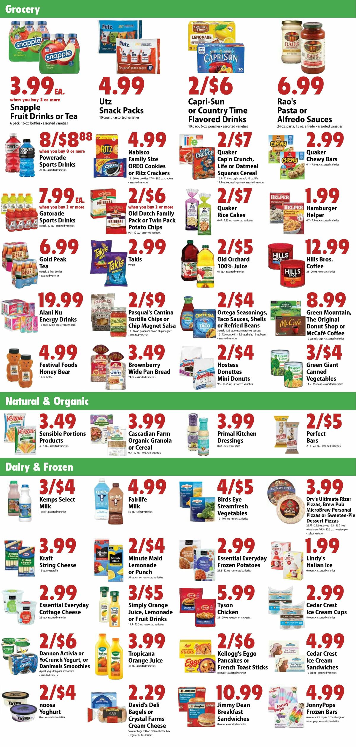 Festival Foods Weekly Ad from August 19