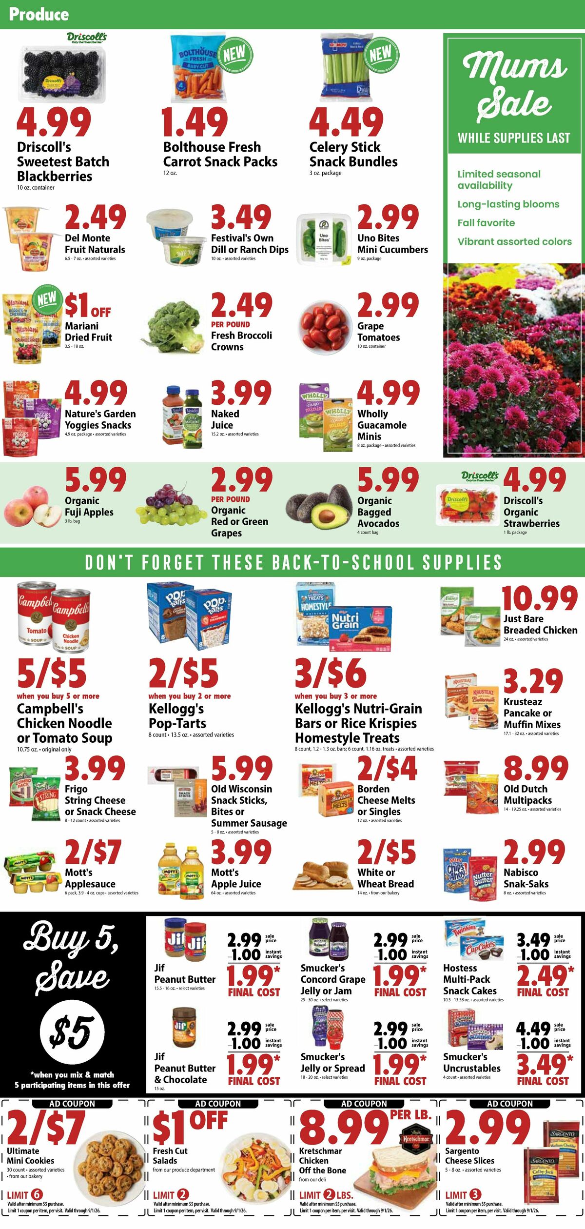 Festival Foods Weekly Ad from August 26