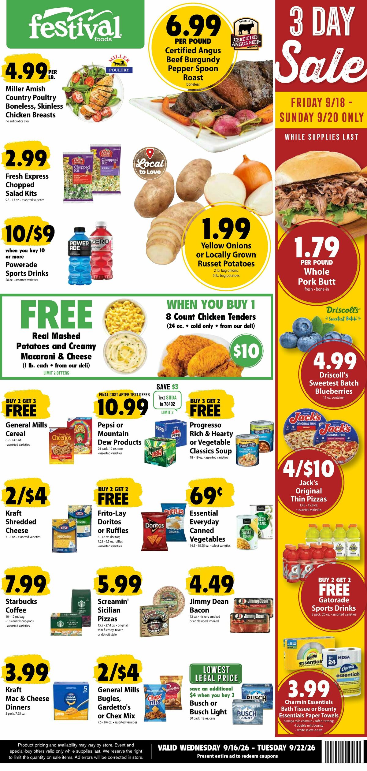 Festival Foods Weekly Ad from September 16